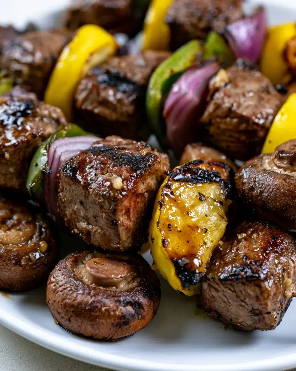 beef steak kabobs pinterest