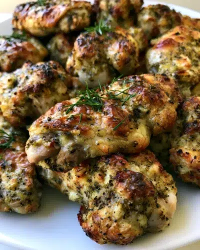 dill pickle chicken wings recipe card