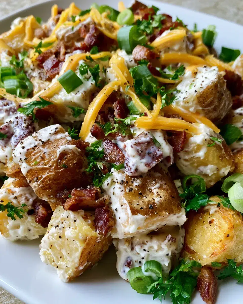 loaded baked potato salad ingredients
