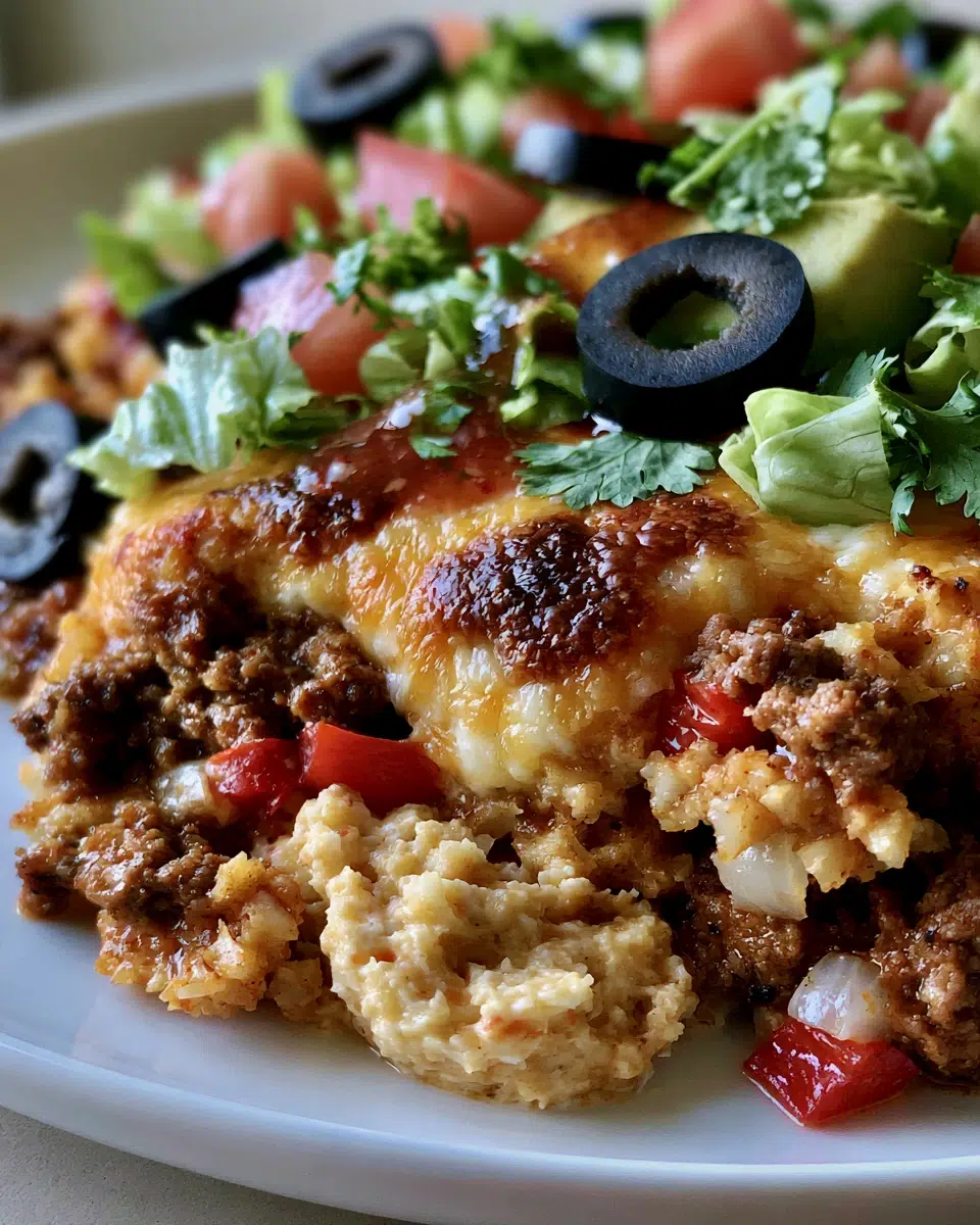 Low Carb Taco Casserole