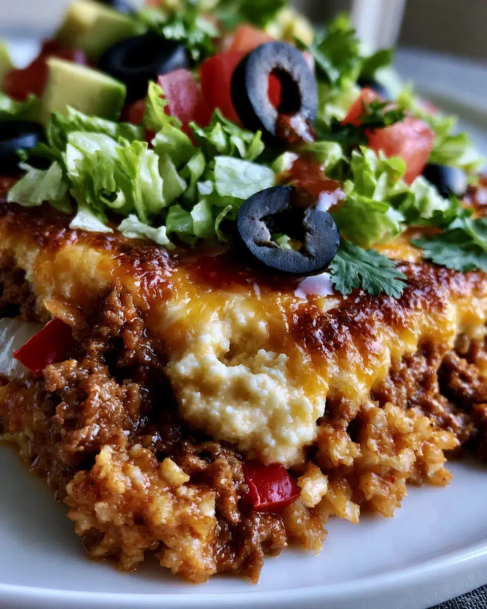 low carb taco casserole pinterest 1