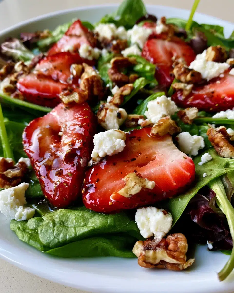 strawberry spinach salad pinterest
