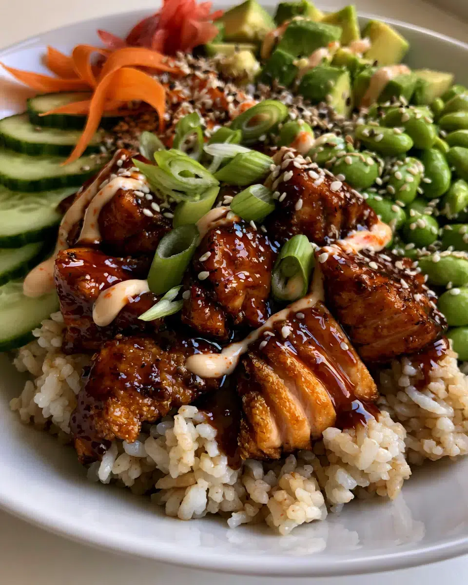 teriyaki salmon bowls pinterest 1